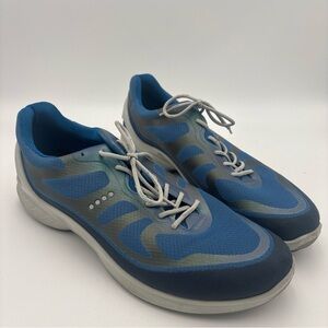 Ecco Men's Dynamic Blue‎ and Gray Sneakers